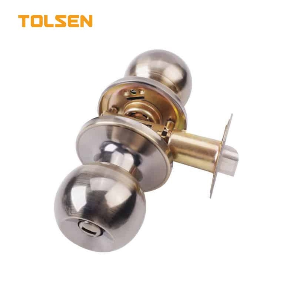 CERRADURA DE POMO / BOLA CROMADO PARA BAÑO REF. 55164 MARCA TOLSEN