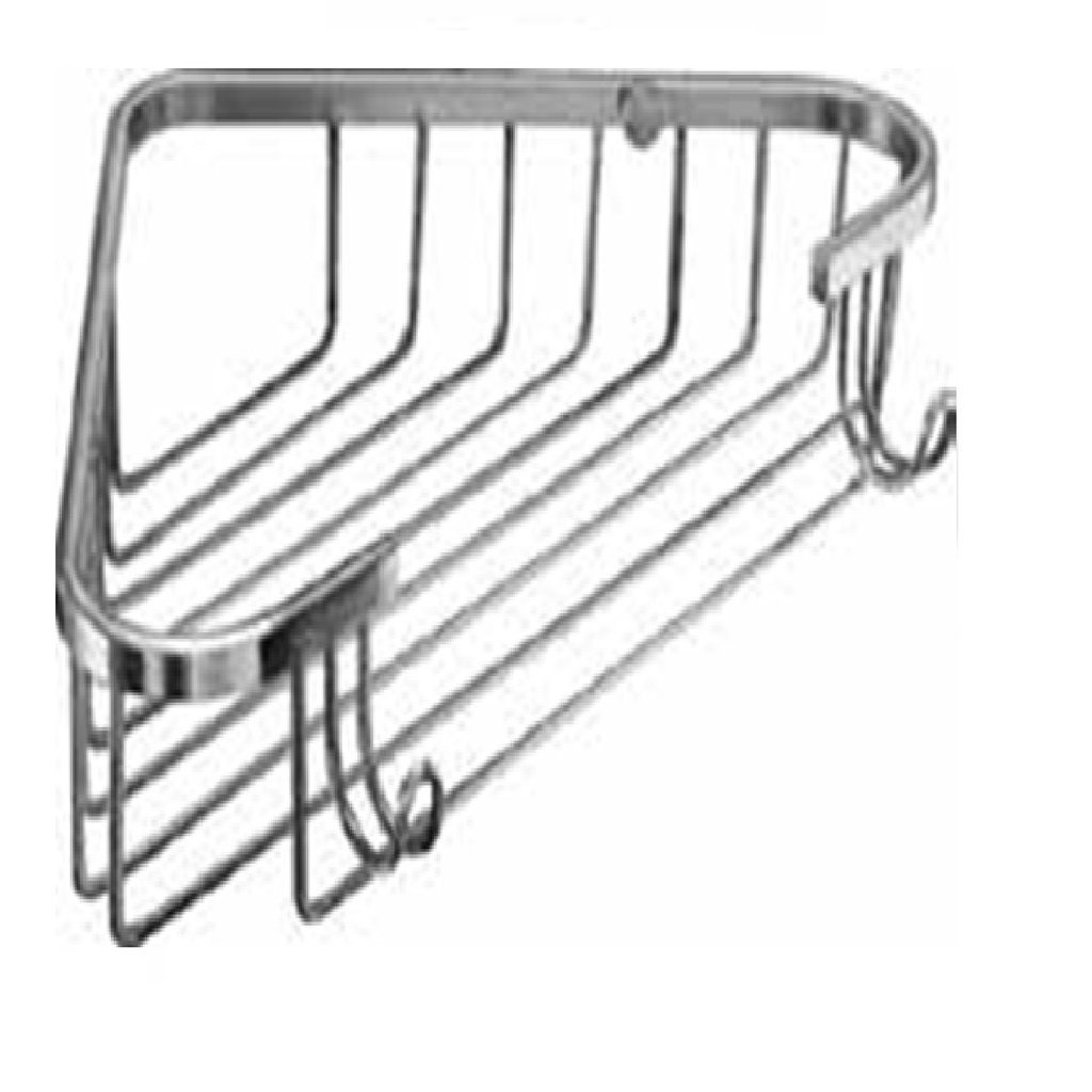 CESTA RINCONERA / ESQUINERA P/ DUCHA PULIDA ACERO INOX. MOD. MIRA REF. 14.100.1607 QUALITY METAL