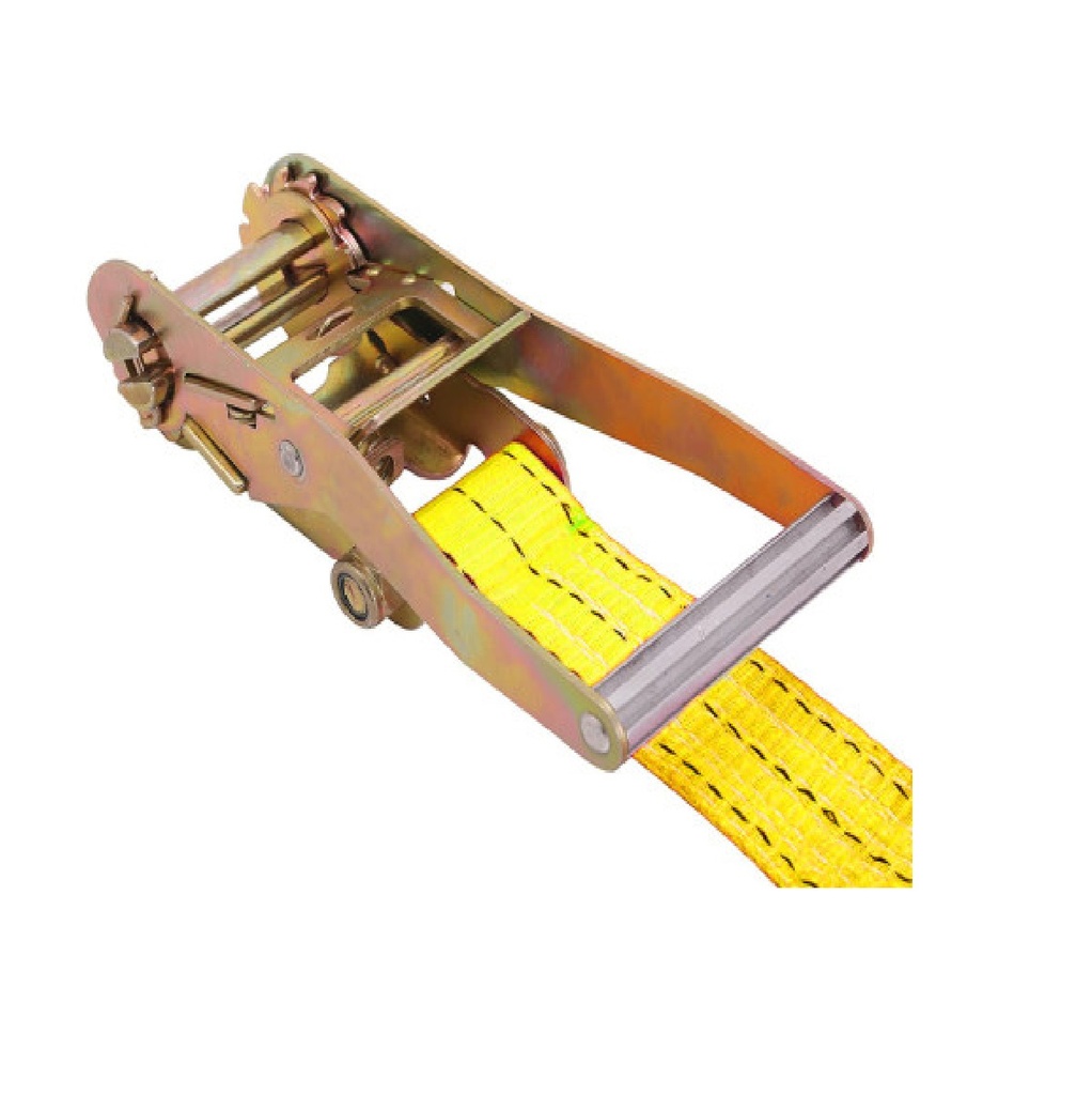 CINTA DE AMARRE C/ TRINQUETE DE 4" X 1,5 MTS - CAP. AMARRE 2900 Kgf REF. NIK-CL400 MARCA NIKATTO