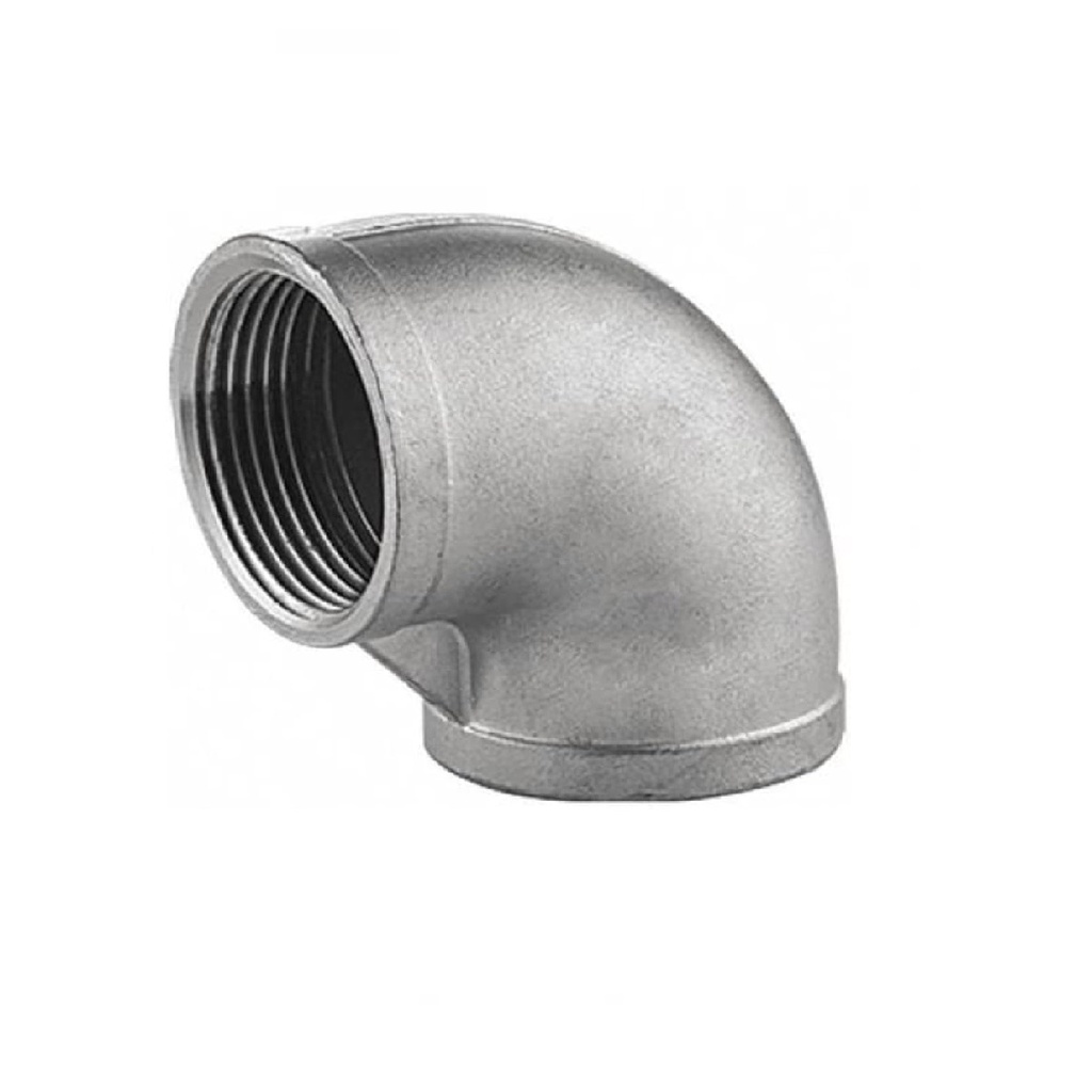 CODO ACERO INOXIDABLE 304 DE 1" X 90° ROSCADO ( UNIDAD ) REF. 00000088 MARCA FERREINOX