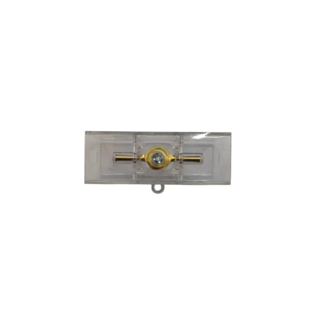 CONECTOR TRANSPARENTE 180° P/ LAMPARA LED INTERCONECTABLE T5 85 - 265 V REF LUM14002 MARCA HEA LIGHT