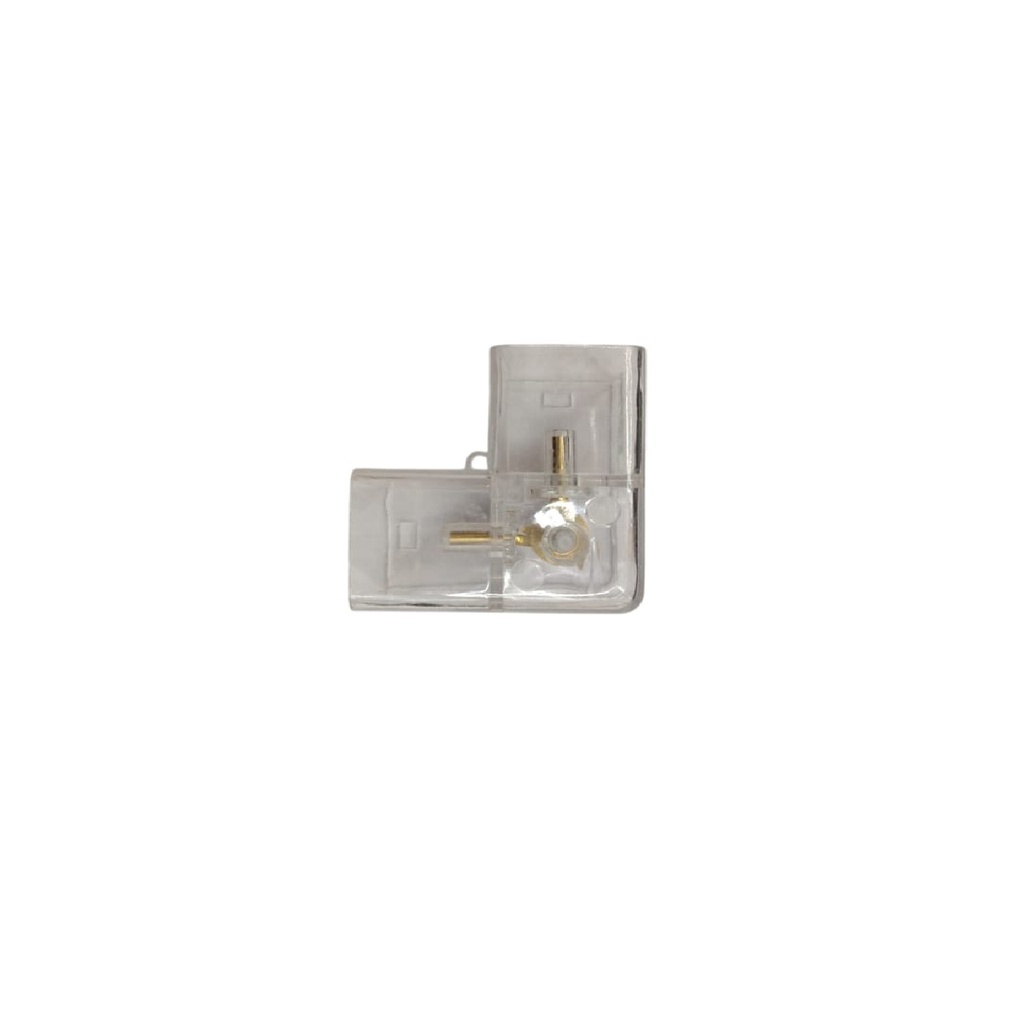 CONECTOR TRANSPARENTE 90° P/ LAMPARA LED INTERCONECTABLE T5 85 - 265 V REF LUM14004 MARCA HEA LIGHT