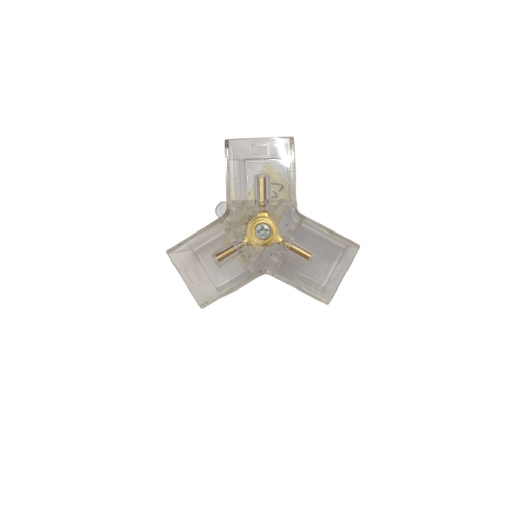 CONECTOR TRANSPARENTE TIPO YEE P/ LAMPARA LED INTERCONECTABLE T5 85 - 265 V REF. LUM14007 HEA LIGHT