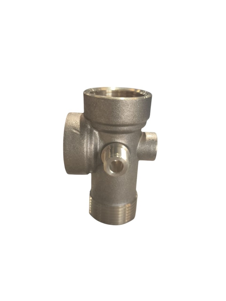 CONEXION / VALVULA DE BRONCE 5 VIAS R/5 REF. 60-RRAC5V MARCA FUNDICION PACIFICO