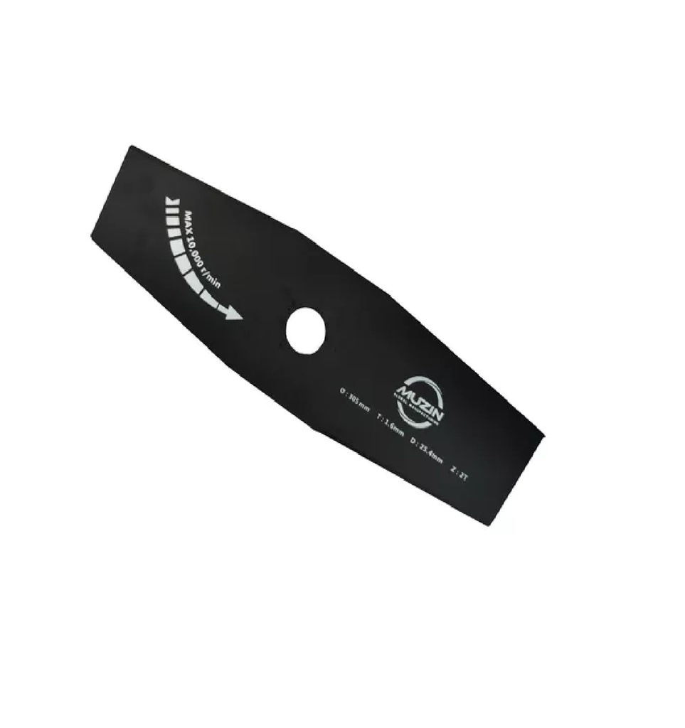 CUCHILLA P/ DESMALEZADORA 2T 305 X 25.4 MM CALIBRE 1.6 MM REF. XHT200 MARCA MUZIN