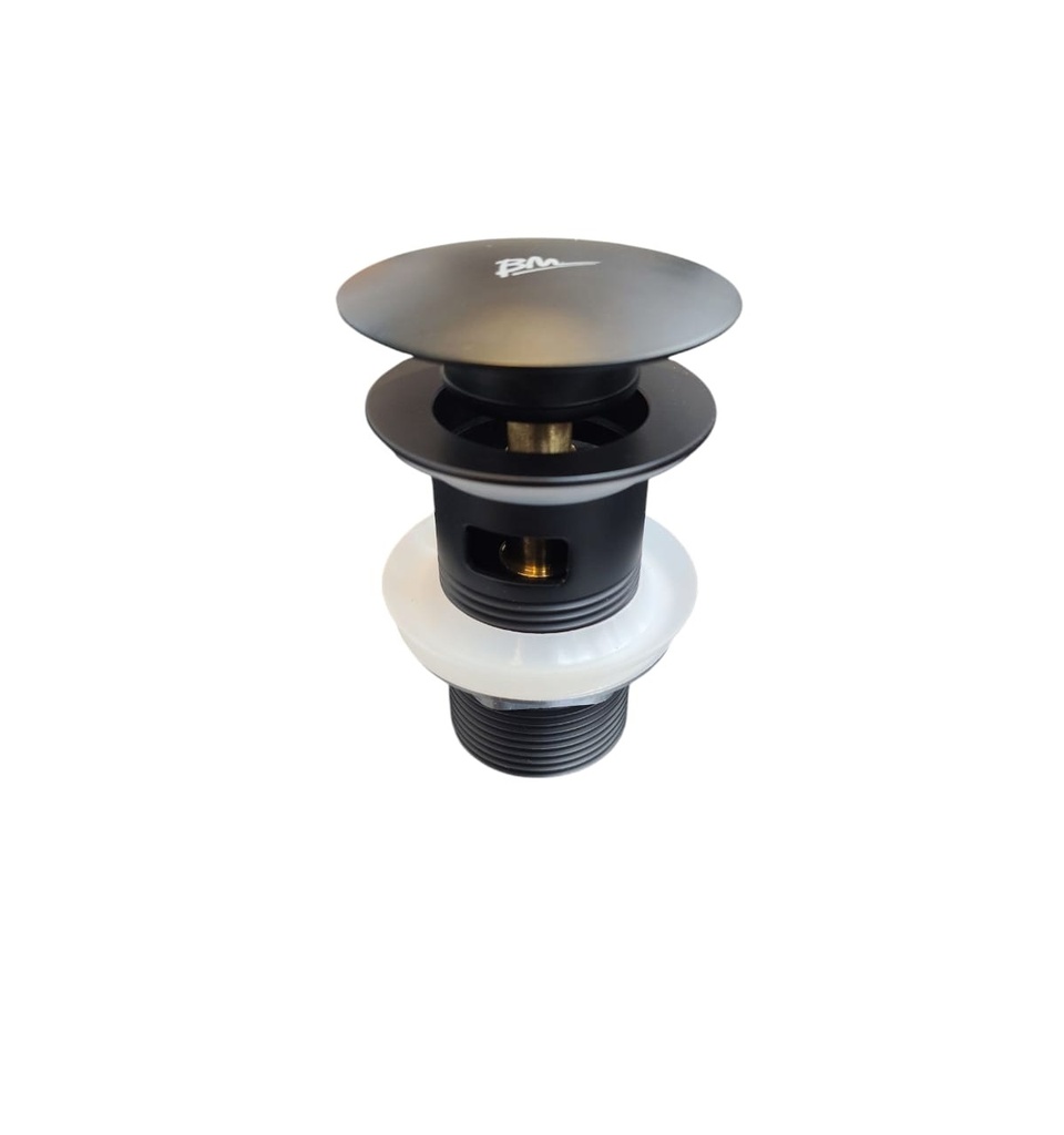 DESAGUE PARA DESCARGA POP UP SIN REBOSE SERIE BLACK REF. BM-C21026AS MARCA BM
