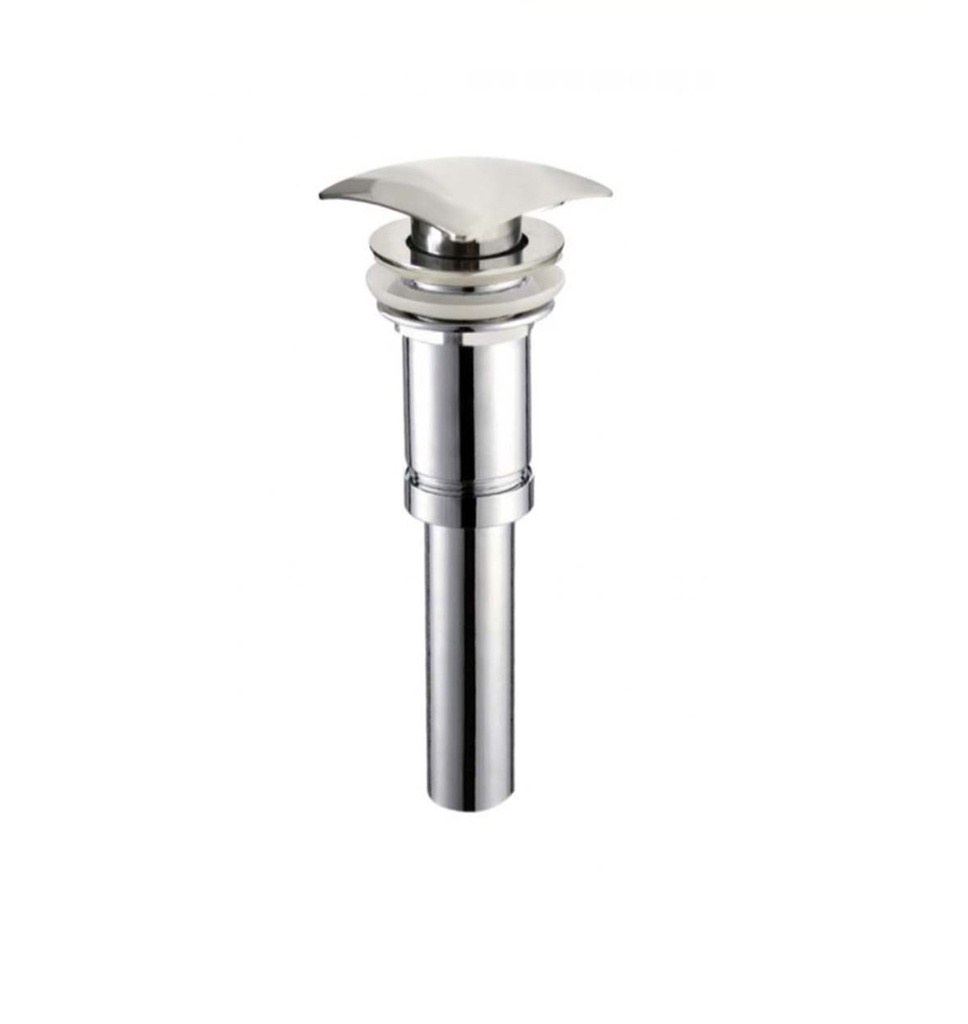 DESAGUE PARA LAVAMANOS DE SOBREPONER 1 1/4 " CUADRADO METALICO MOD. POP-UP MARCA FERMETAL