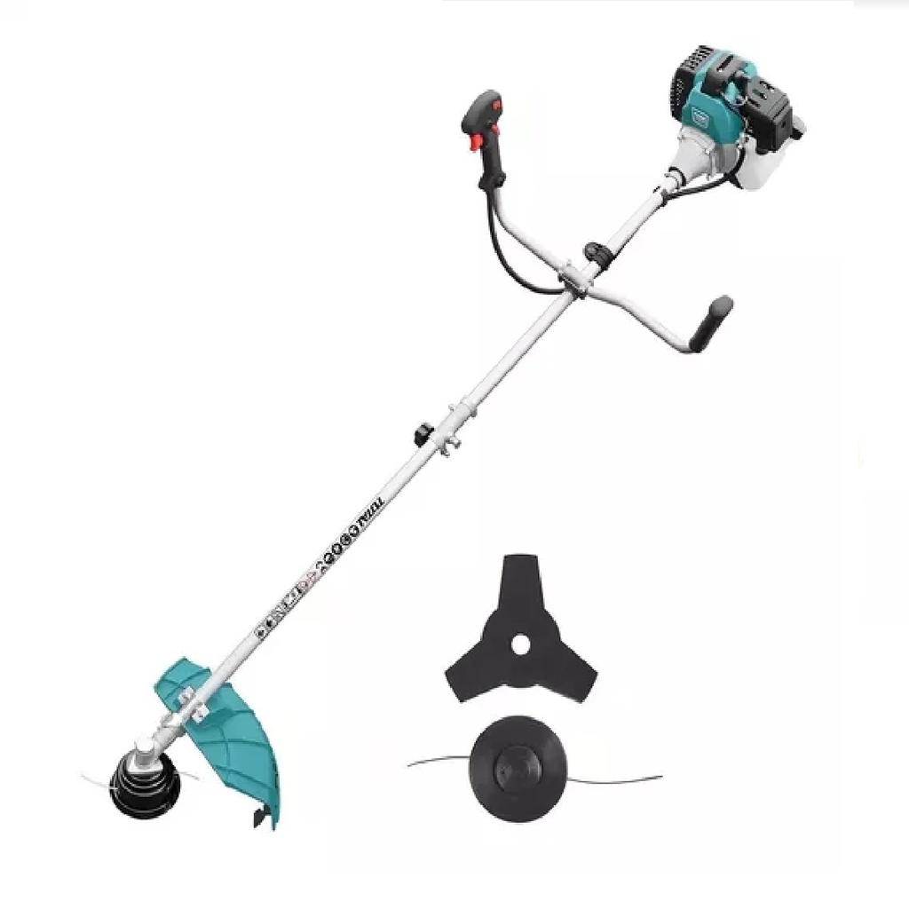 DESMALEZADORA A GASOLINA DE 52 CC - 2.2 HP 1.4 KW 8000 RPM 114 dB 1200 ML REF. TP5524421 TOTAL TOOLS