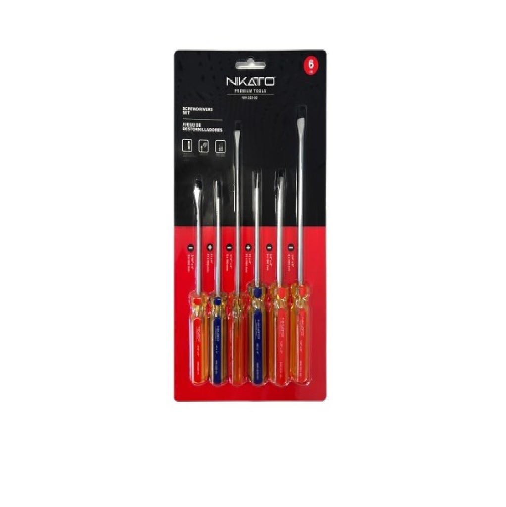 DESTORNILLADOR ESTRIA / PHILLIPS NRO. 0 X 4" REF. NIK-222-02 MARCA NIKATTO