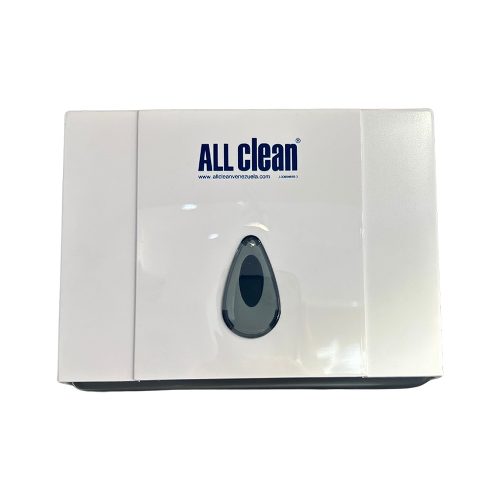 DISPENSADOR DE TOALLAS DE MANO EN Z MULTIFOLD ABS BLANCO 26 X10 X21,10 CM REF. NJ-CD-8025A ALL CLEAN