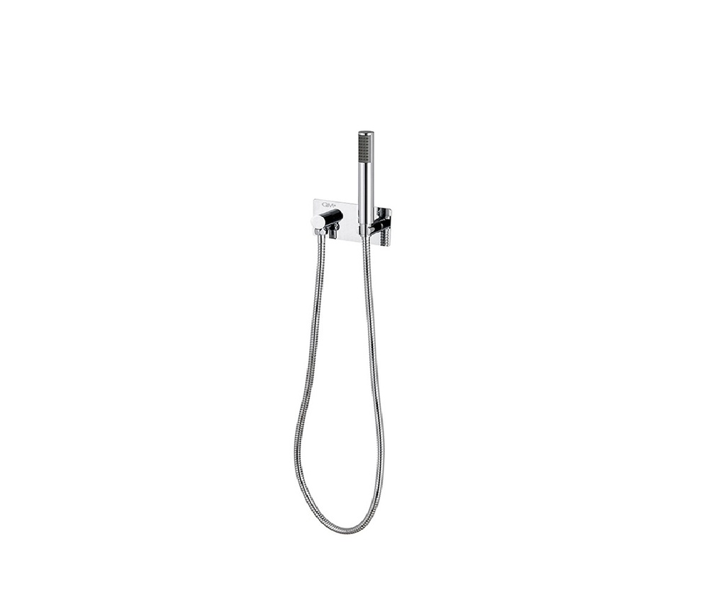 DUCHA TELEFONO DE MANO QM+ SERIE SUPREME GUN GREY REF. 14.700.6004.GR MARCA QUALITY METAL