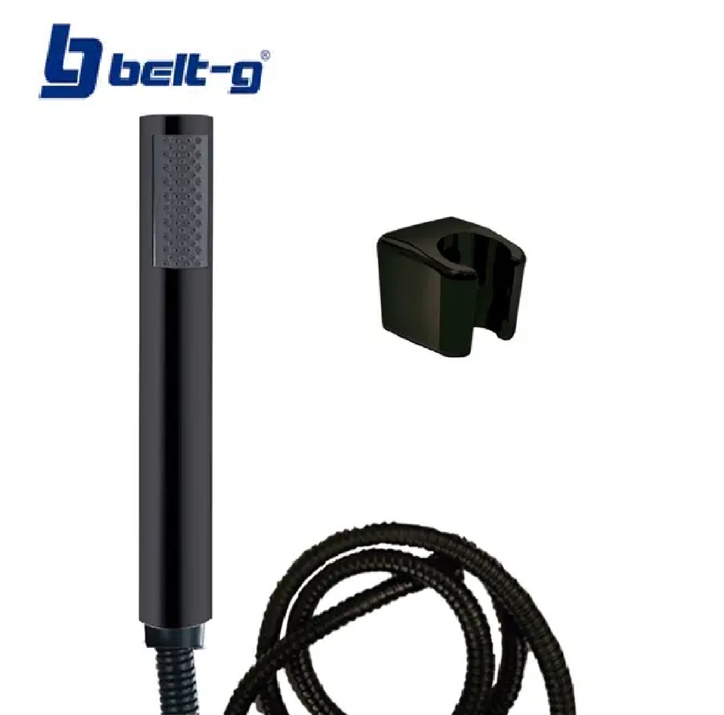 DUCHA TELEFONO TUBULAR DELUXE BLACK REF. GRI-1035 / 012179 MARCA BELT-G