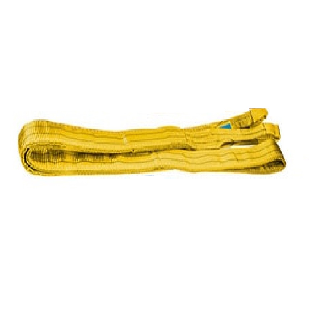 ESLINGA PARA CARGA 3,5" X 6 MTS OJO A OJO CAP. 3 TON COLOR AMARILLO REF. 62279 MARCA TOLSEN