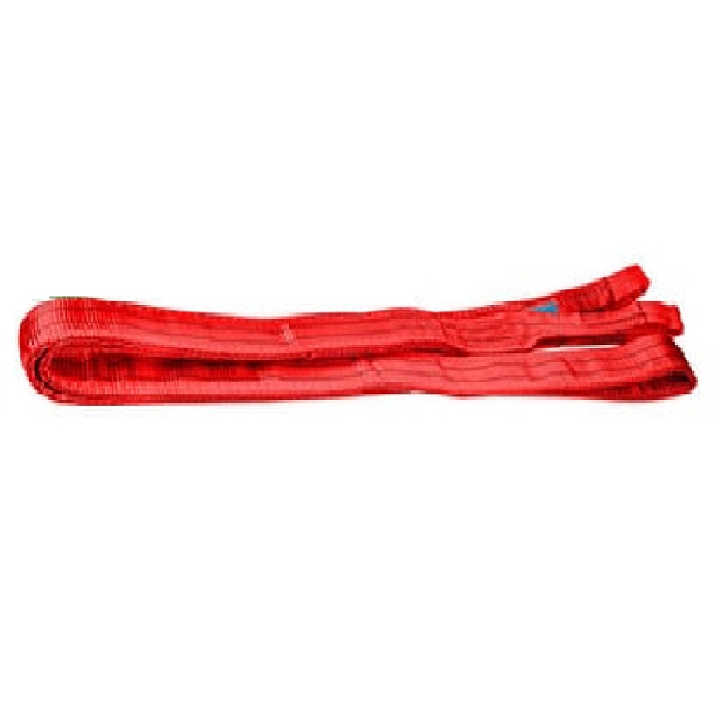 ESLINGA PARA CARGA 6" X 4 MTS OJO A OJO CAP. 5 TON COLOR ROJO REF. 62285 MARCA TOLSEN