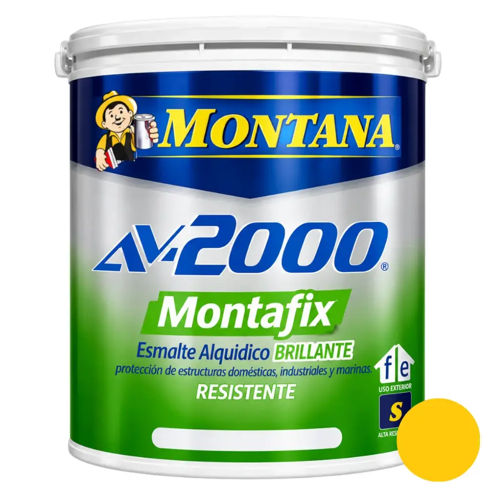 ESMALTE MONTAFIX COLOR ARAGUANEY 1 GL REF. FA0-62020801 MARCA MONTANA