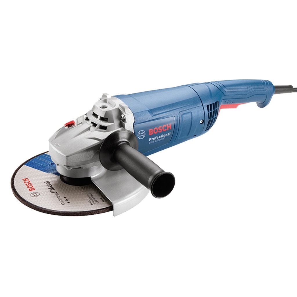 ESMERIL ANGULAR 9 " 2.200 W 6500 RPM 15A SIN MALETIN / SIN DISCO M14 5/8" REF. 866010 GWS-2200-230 BOSCH 