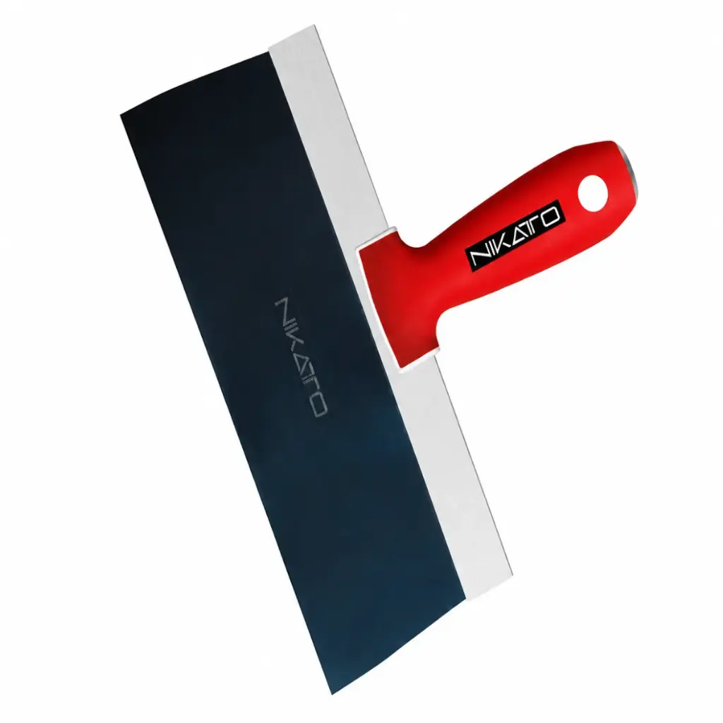 ESPATULA PARA DRYWALL CUCHILLA AZUL MANGO PLASTICO ERGONOMICO 6" REF. NIK-14650 / 185492 NIKATTO