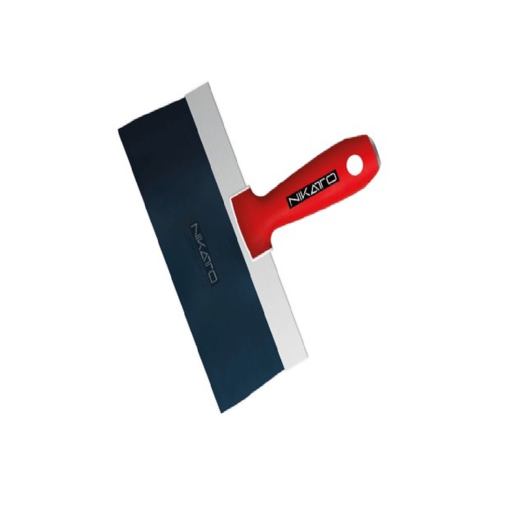 ESPATULA PARA DRYWALL CUCHILLA AZUL MANGO PLASTICO ERGONOMICO 8" REF. NIK-14651 / 168945 NIKATTO