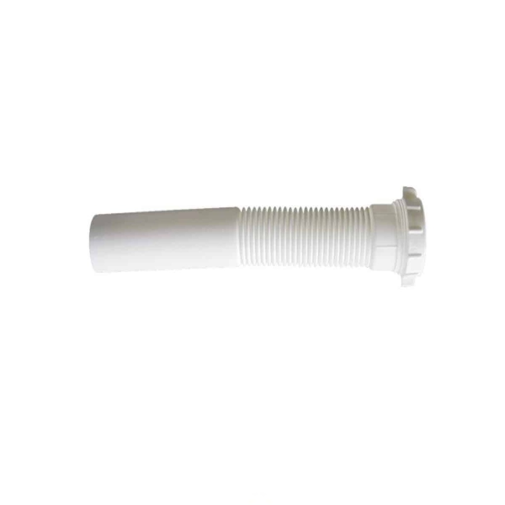 EXTENSION FLEXIBLE PARA DESAGUE 1 1/4" 13,3 CM - 19,7 CM PVC REF. M4219 MARCA MHILER