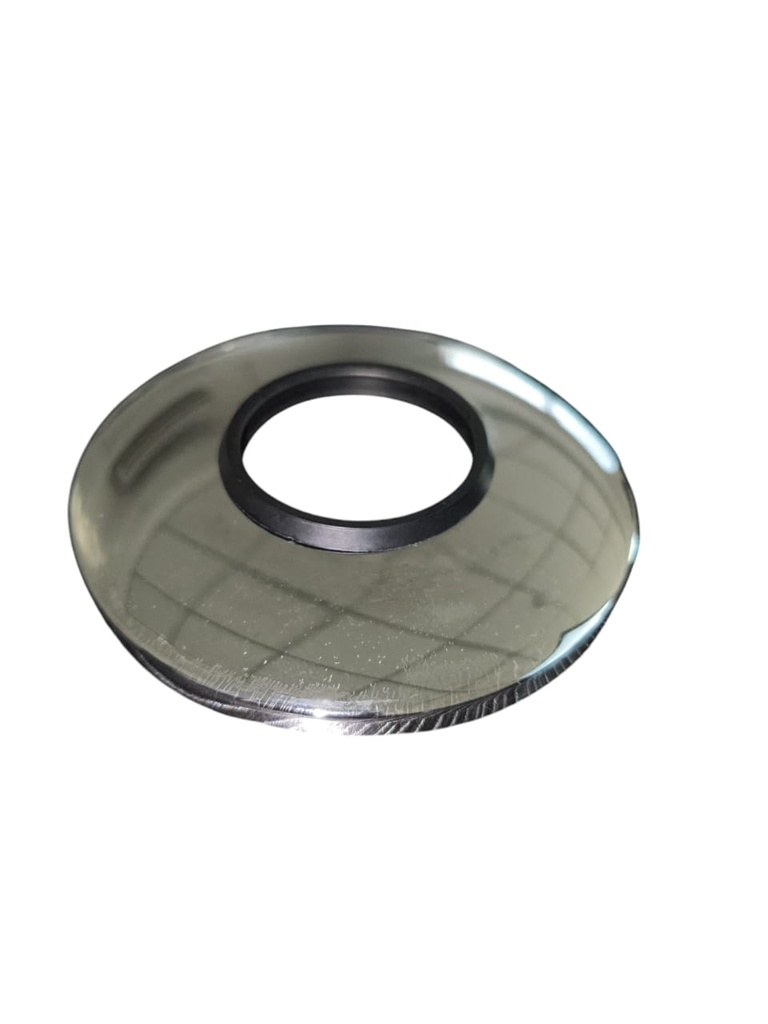 FLANGE / ROSETA CROMADA PARA GRUPO DE DUCHA MONOMANDO 115MM HUECO INTERNO 50MMREF. 32-R012 MARCA FP