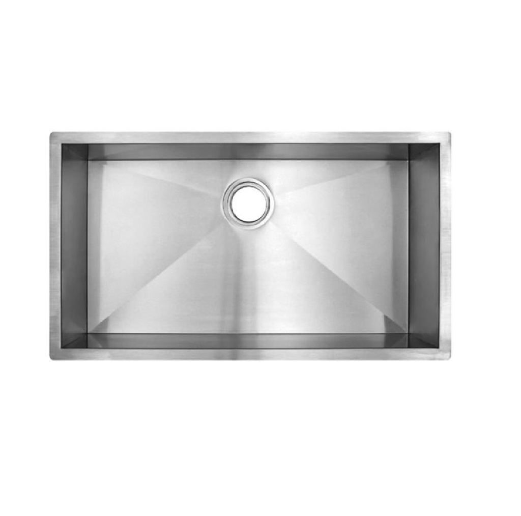 FREGADERO 1 TINA ACERO INOX. SOBRE / EMPOTRAR 81,30 X 48,30 X 25 CM REF. FRE-500 MARCA UNIQUE
