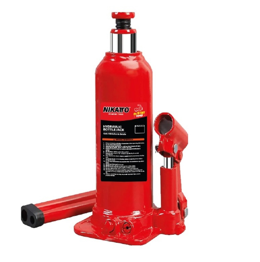 GATO D/BOTELLA HIDRAULICO 6 TON (197-382MM) REF. NIK-02036 MARCA NIKATTO