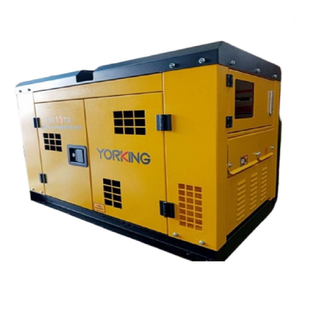 GENERADOR ELECTRICO 10 KVA A DIESEL INSONORIZADA CON ATS MONOFASICA 110 / 220V REF. YDE13TA YORKING