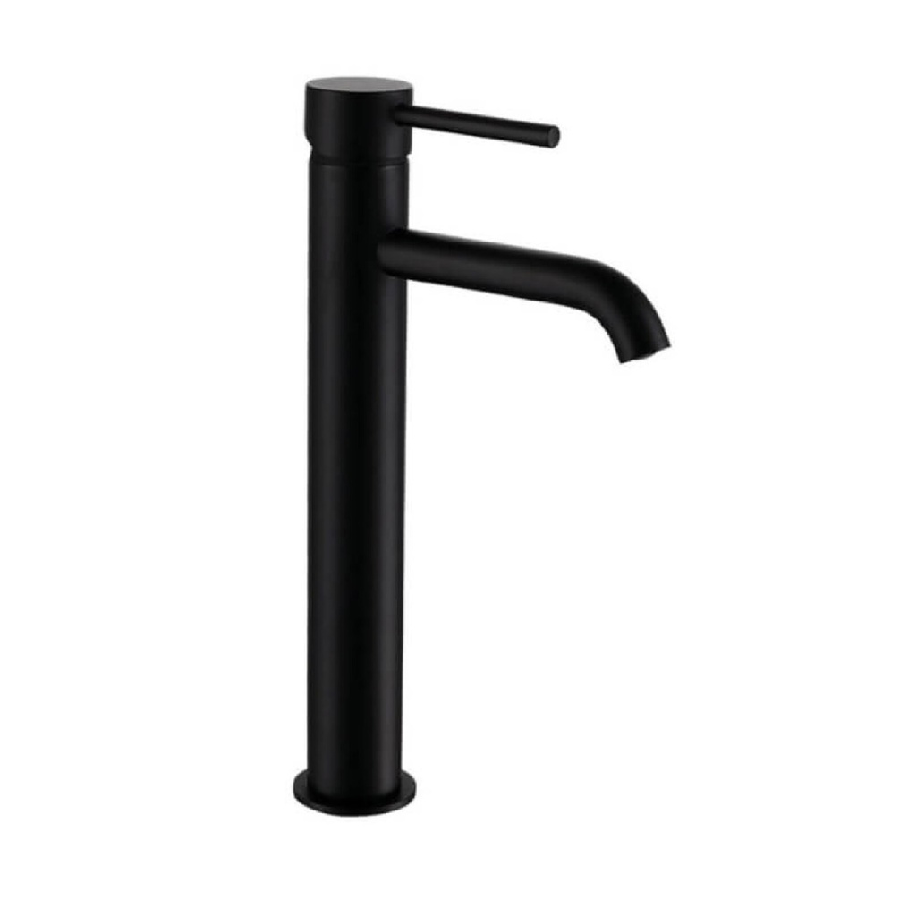 GRIFERIA MONOMANDO BAJO PARA LAVAMANO NEGRO MATE REF. GRI-810 MARCA UNIQUE