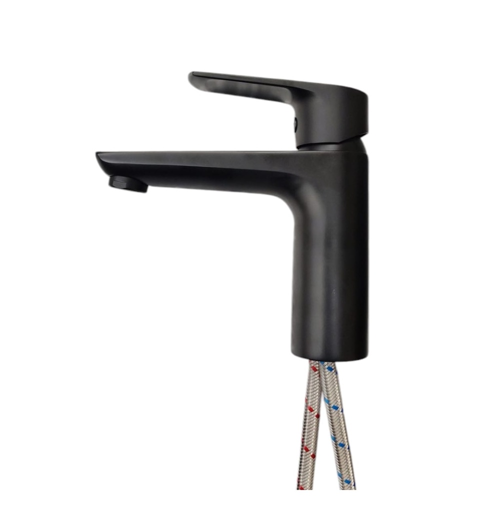 GRIFERIA MONOMANDO BAJO PARA LAVAMANOS SERIE BLACK REF. BM-VCJ168220AS MARCA BM