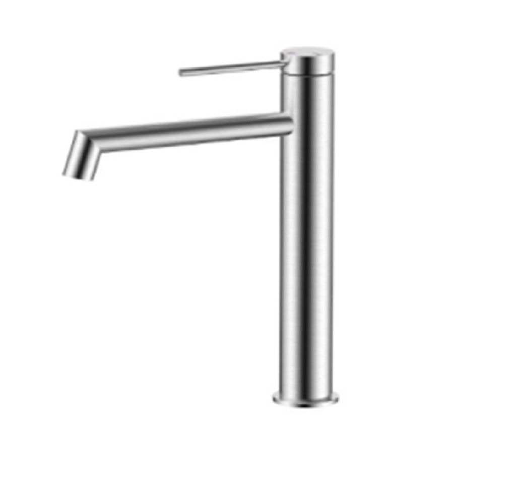 GRIFERIA PARA LAVAMANOS SERIE MIRA DE 30 CM SATINADO REF. QM-14.700.2007.ST QUALITY METAL