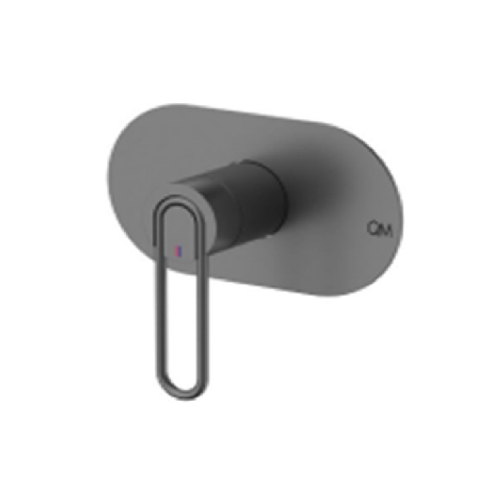 GRUPO PARA DUCHA MONOMANDO REDONDA 1 FUNCION SERIE LOTUS GUN GREY REF. 14.700.4005 GR QUALITY METAL