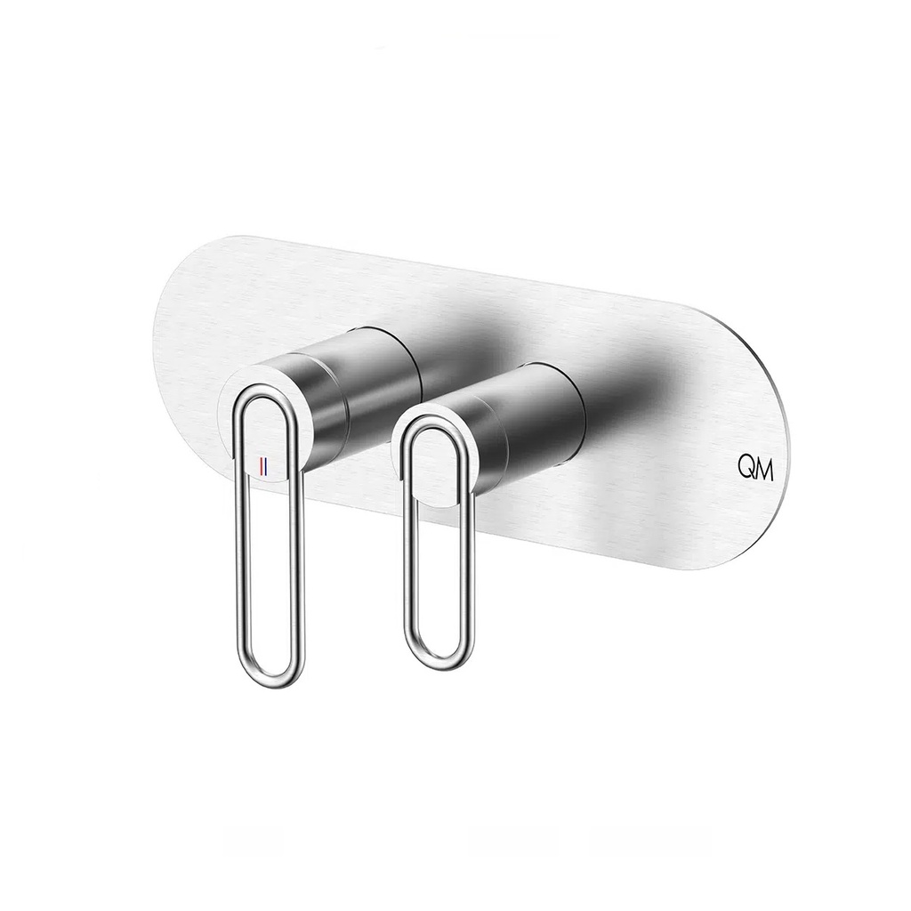 GRUPO PARA DUCHA MONOMANDO REDONDA 2 FUNCIONES SERIE LOTUS BRONZE REF 14.700.4006 BR QUALITY METAL