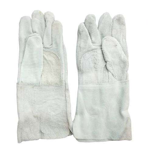 GUANTE DE CARNAZA DE PALMA REFORZADA 12" LARGO MARCA GUANTCA