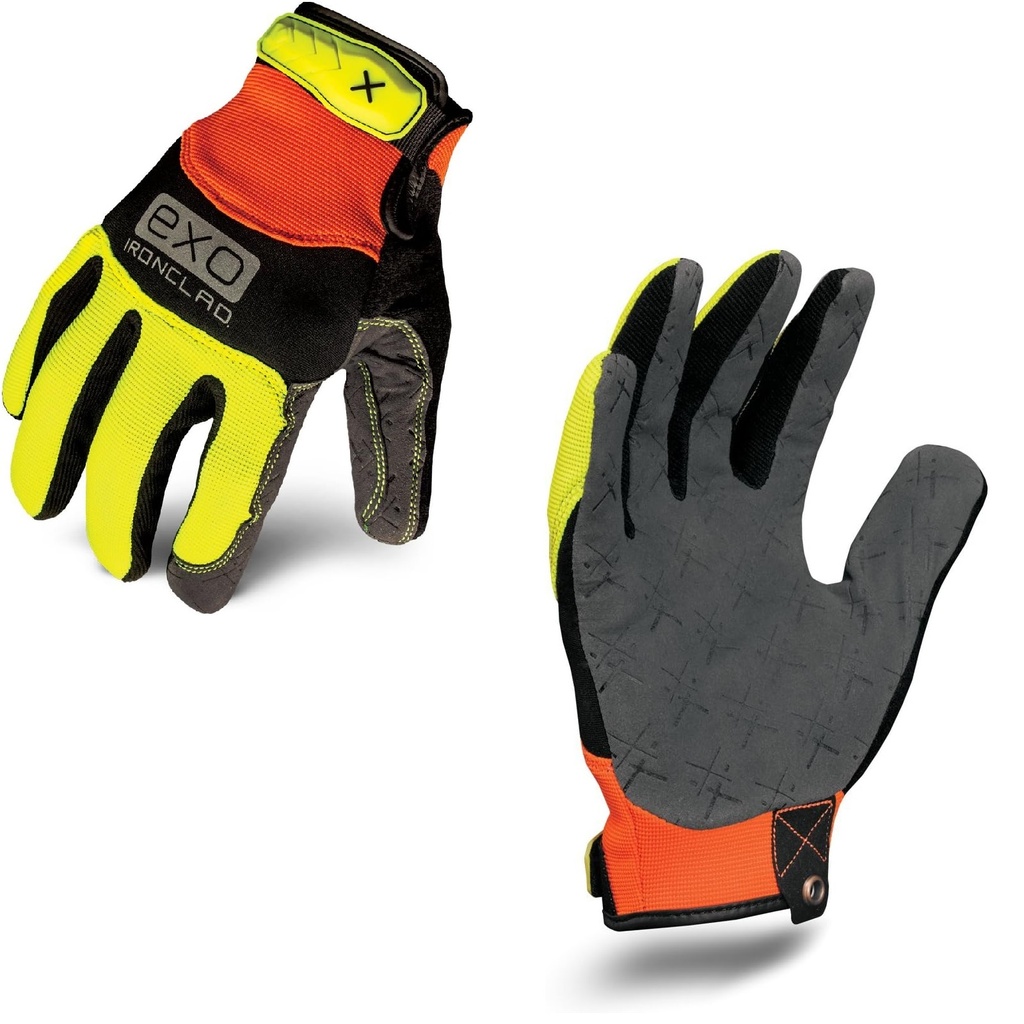 GUANTES P/ MECANICO ANTI-IMPACTO MOD. EXO HI-VIZ PRO TALLA L REF. EXO2-HVP-04-L / 846246 IRONCLAD