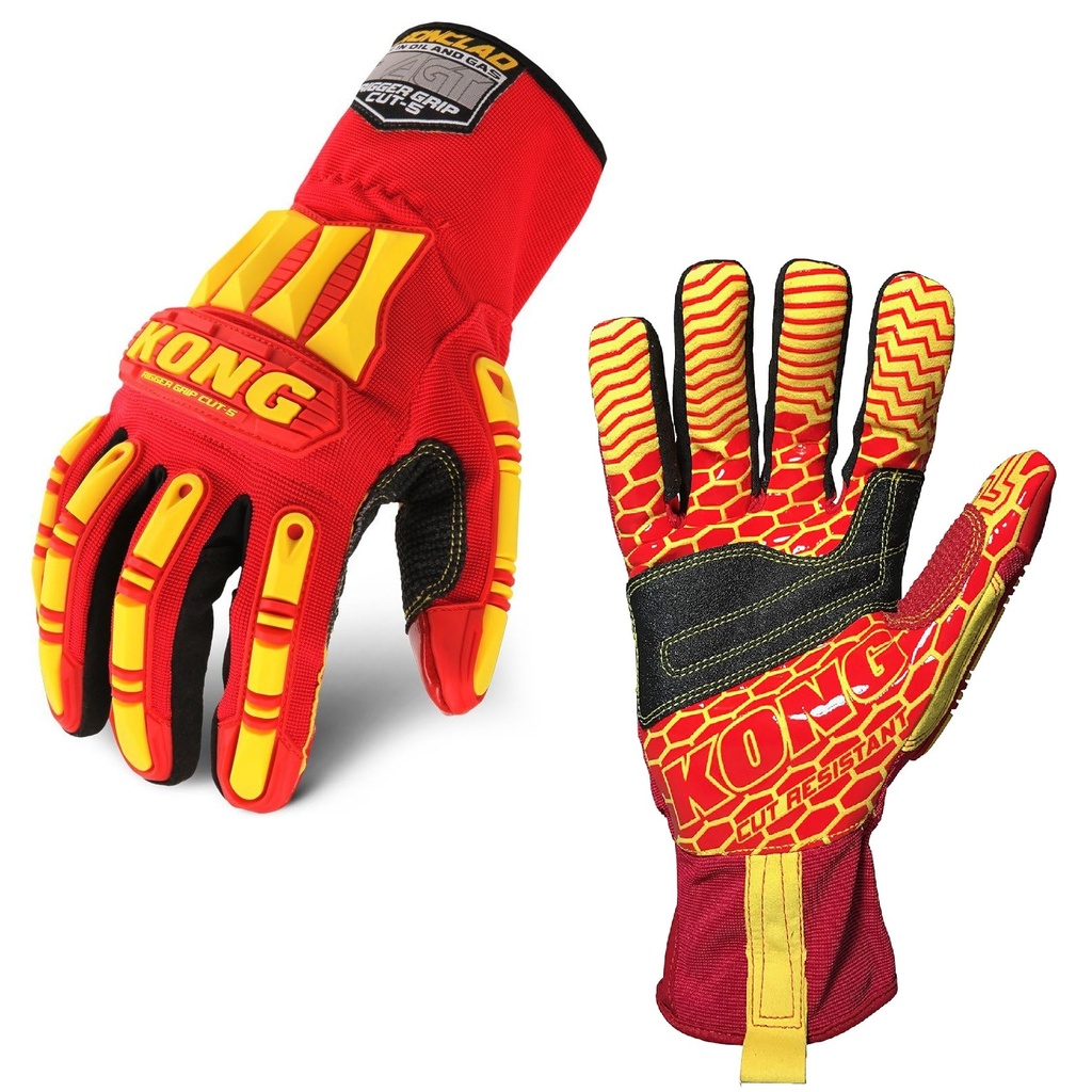 GUANTES P/ MECANICO SEGURIDAD PETROLEO Y GAS KONG RIGGER GRIP CUT-5 T- XXL REF KRC5-06-XXL IRONCLAD