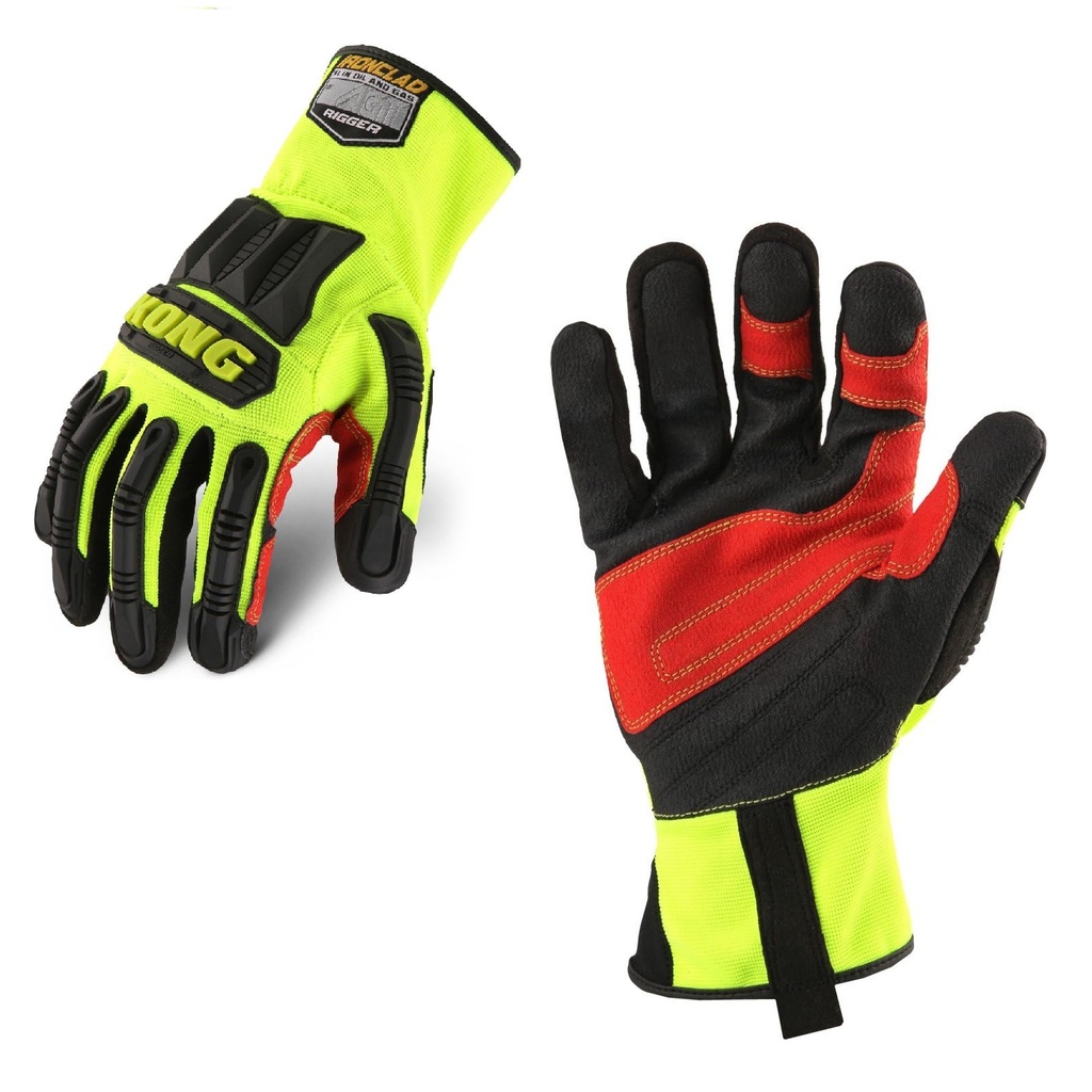 GUANTES P/ MECANICO SEGURIDAD PETROLEO Y GAS KONG RIGGER TALLA XL REF KRIG-04-L IRONCLAD/817147