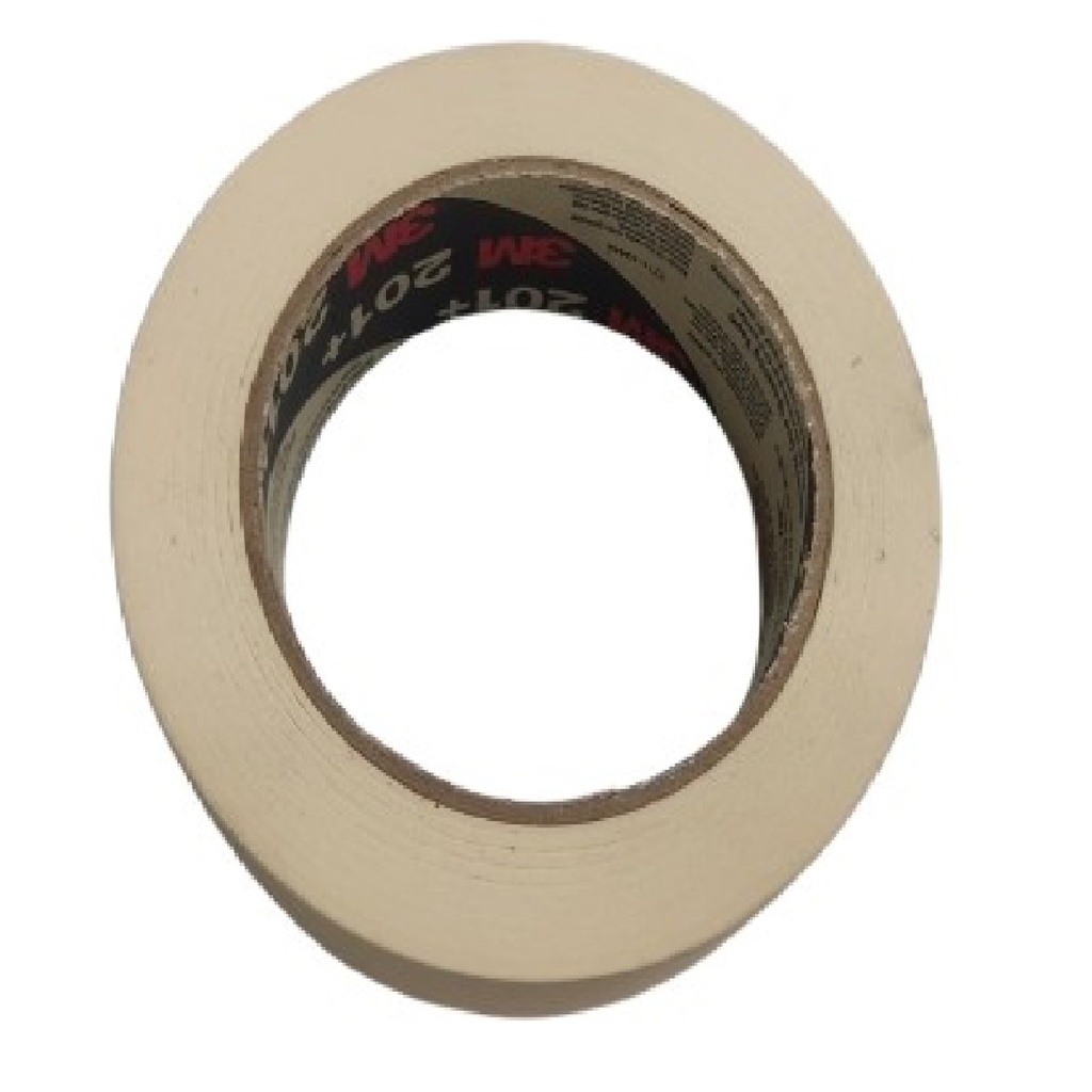 TIRRO O CINTA DE ENMASCARAR DE 1 1/2" X 55 MTS BLANCO MASKING TAPE 201 REF. CIN-752 MARCA 3M