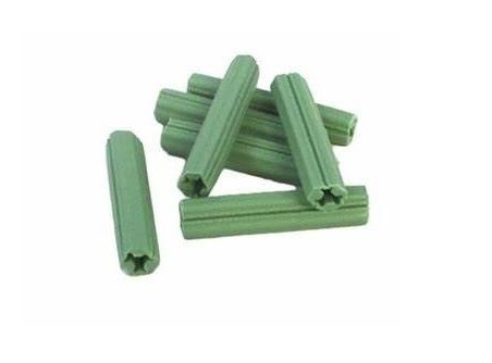 RAMPLUG PLASTICO 1/4" VERDE (BOLSA 100 UNID) REF. RAM-GED-058540 MOD. RAM-P03 MARCA GDESEO