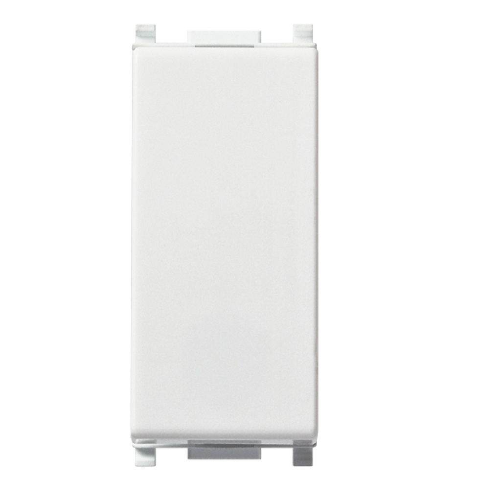 INTERRUPTOR SENCILLO 1P 16 AX 250V 1 MODULO BLANCO REF. 14001 SERIE PLANA MARCA VIMAR