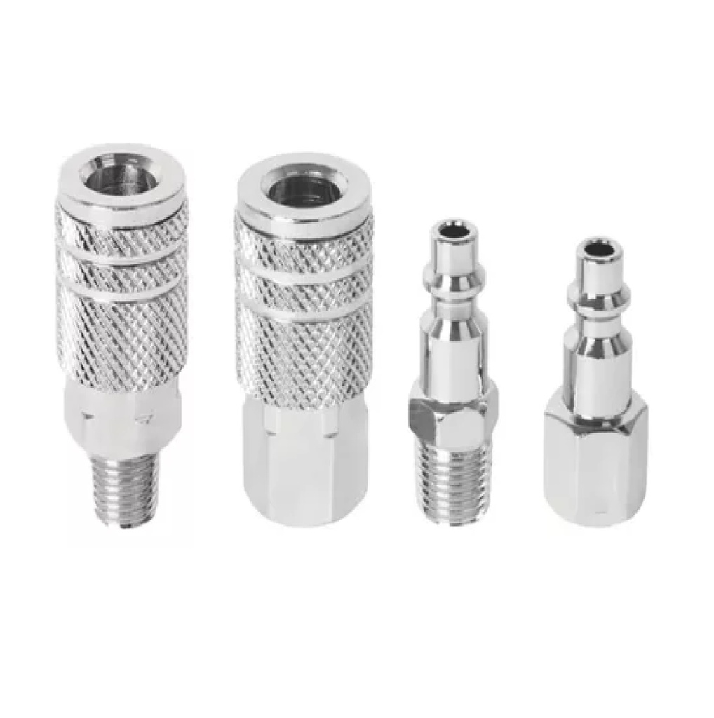 JUEGO DE ACOPLE Y CONECTORES RAPIDO 4 PZAS REF. NIK-AC1915 / 170665 MARCA NIKATTO