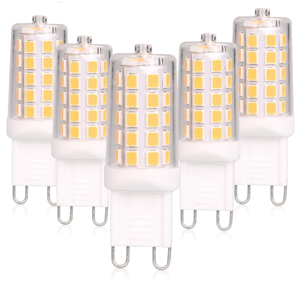 KIT BOMBILLOS LED TIPO G9 4W 110 V 2700 K 450LM NO FLICKER (PQ 05 UN) REF. X002JHAM9H BAOMING