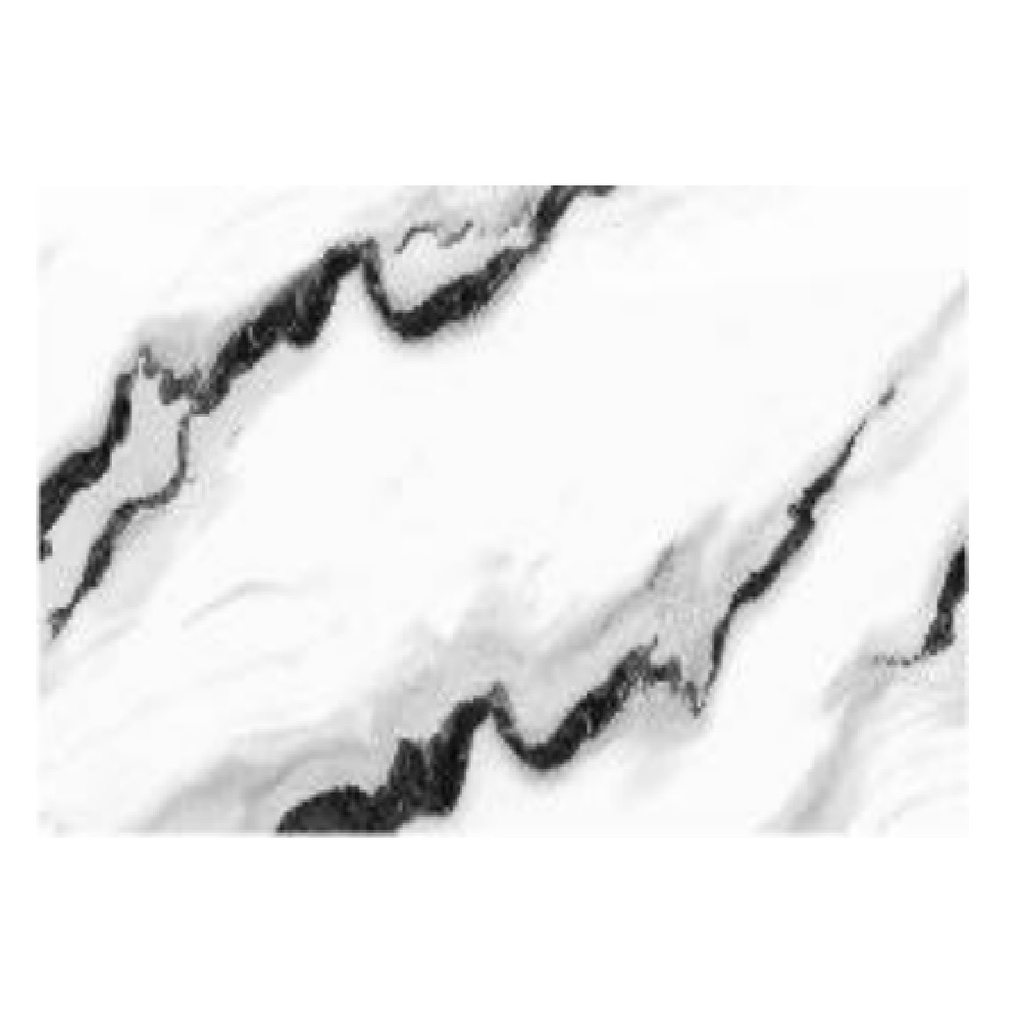 LAMINA DE PVC AUTOADHESIVO MARMOL. 1.20 X 2.80 MTS X 2 MM BLANCO C/ NEGRO REF NU-1228-6M NANUM LIGHT