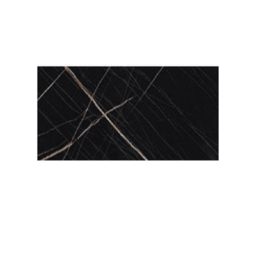 LAMINA DE PVC MARMOLIZADA 1.22 MTS X 2.44 MTS X 3 MM ONIX NEGRO Y DORAD REF. 8231 MARCA VALENTINA