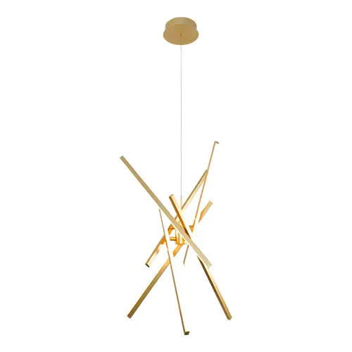 LAMPARA COLGANTE ASTURIA 48W 3 TONOS CCT 110-260V C/CONTROL C/ ORO REF S-ASTURIA-C-O /503117 LUCERNA