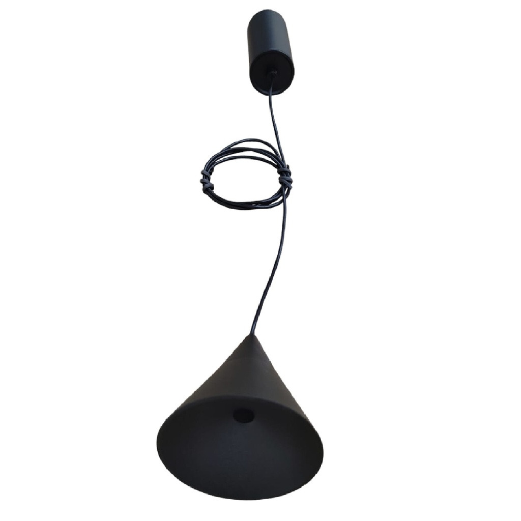 LAMPARA COLGANTE DECORATIVA 120 CM 7W 3000K 100 - 240V C/ NEGRO IP20 REF. LUM-1344 LUMIND