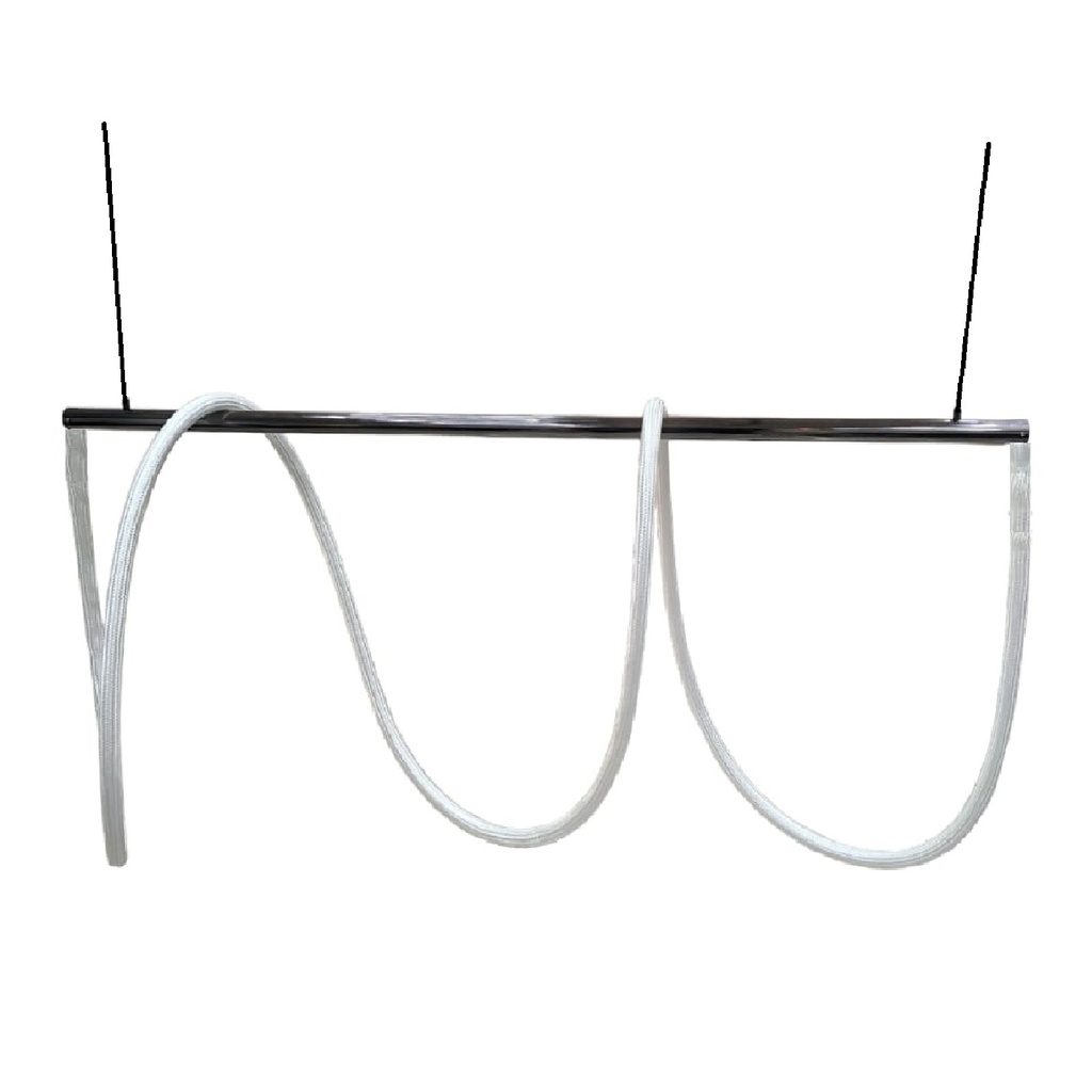 LAMPARA COLGANTE DECORATIVA 5W 3000K 25 X 200 CM MOD. 360° T/ CORDEL REF.LUM-1540 MARCA LUMIND