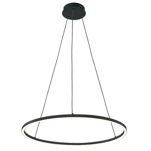 LAMPARA COLGANTE URANO 28 W 3 TONOS 110-260 V C/CONTROL C/ NEGRO SMART REF. S-URANO-C1-N LUCERNA