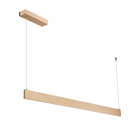 LAMPARA LED LINEAL COLGANTE 36W 3240 LM 3 TONOS C/SWITCH 100-240 V ORO REF. S-EXCALIBUR-C-O LUCERNA