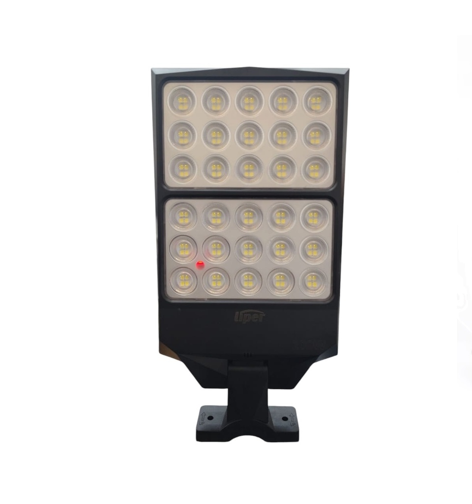 LAMPARA P/ PARED SOLAR LED 200 W DC 3.2V 6000 MAH 6500K IP65 C/ CONTROL REF. LPSTL-200E01-Y LIPER