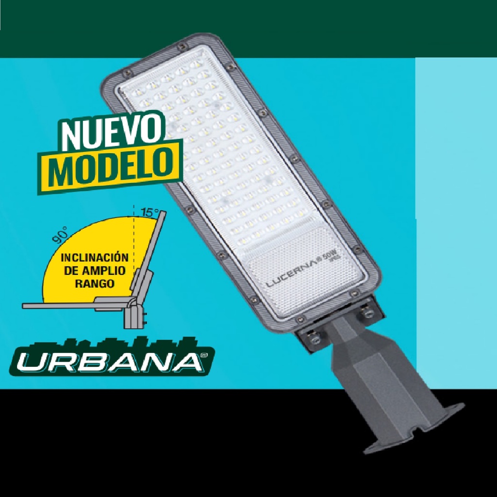 LAMPARA P/ POSTES LED / VIAL URBANA 50 W 120 LM/W 90-277 V 6500K IP65 REF. LUMI 50 / 112914 LUCERNA
